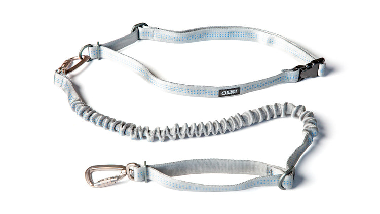 Stunt Puppy Hands Free Leash SILVER | MunroKennels.com