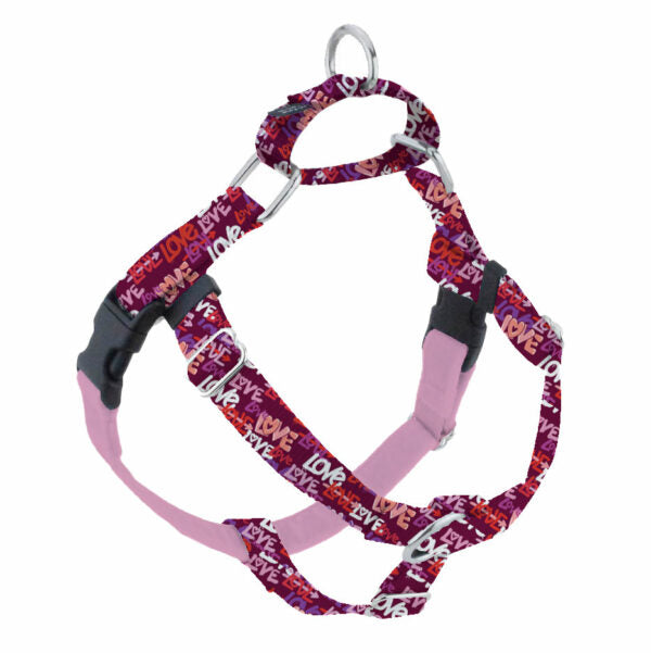 Freedom No-Pull Dog Harness - Love Graffiti Red EarthStyle
