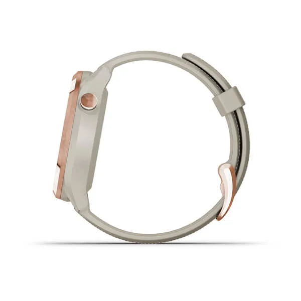 Garmin Approach® S42, Rose Gold with Light Sand Band Model #: GAR-010-02572-12